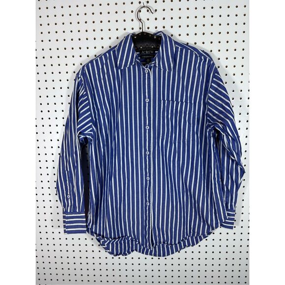 J.Crew oversized button down striped shirt size XS - Picture 1 of 6
